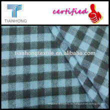 karierte/Twill Baumwolle Flanell Stoff/überprüft design Garn gefärbt Baumwollstoff in nantong